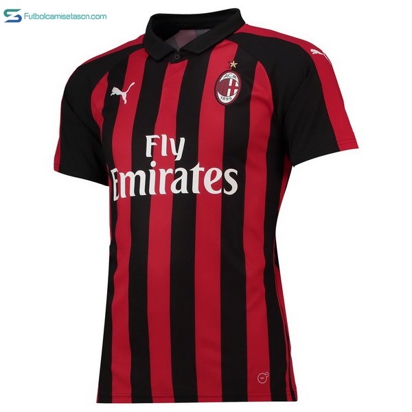 Tailandia Camiseta Milan 1ª 2018/19 Rojo